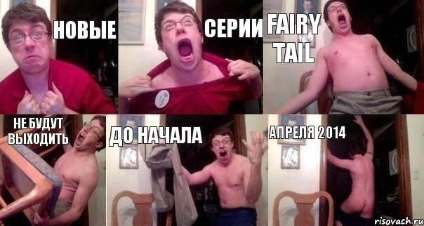 Новые Серии Fairy Tail Не будут выходить До начала Апреля 2014