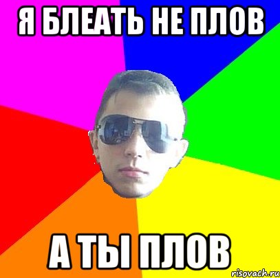 Я блеать не плов А ты плов, Мем Плов