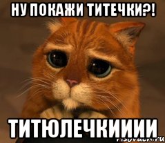 Ну покажи титечки?! Титюлечкииии