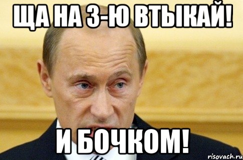 ща на 3-ю втыкай! и бочком!, Мем путин