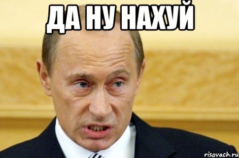 да ну нахуй , Мем путин