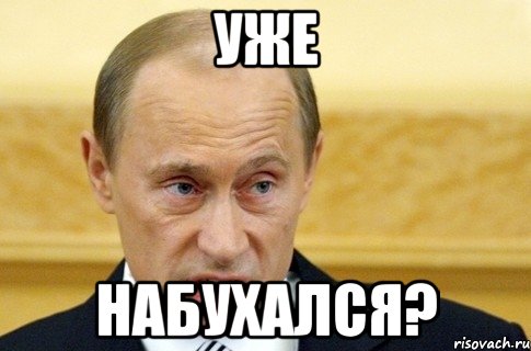 уже набухался?, Мем путин