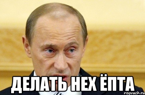  делать нех ёпта, Мем путин