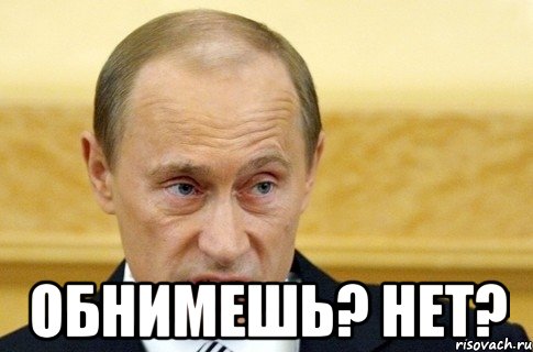  Обнимешь? Нет?, Мем путин