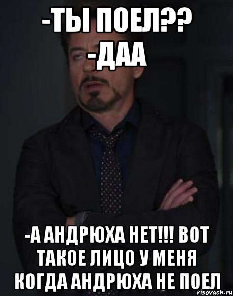 -ты поел?? -даа -а андрюха нет!!! вот такое лицо у меня когда андрюха не поел, Мем твое выражение лица