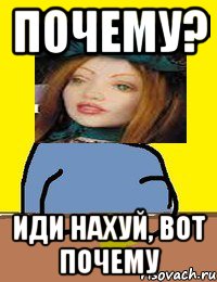 почему? иди нахуй, вот почему