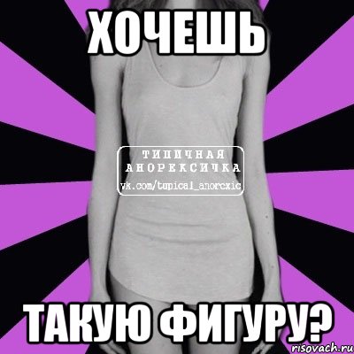 Хочешь Такую фигуру?, Мем Типичная анорексичка