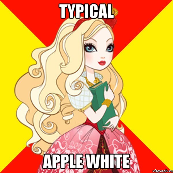 typical apple white