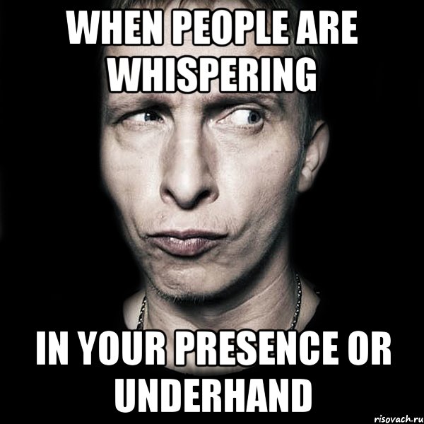 when people are whispering in your presence or underhand, Мем  Типичный Охлобыстин