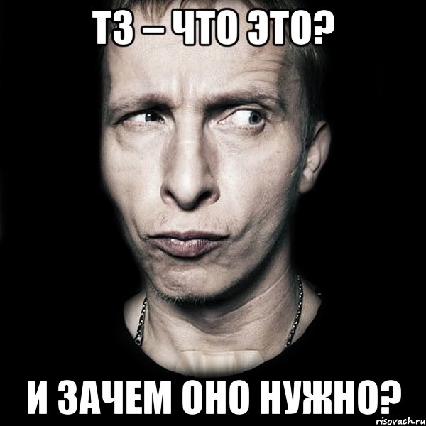 ТЗ – что это? и зачем оно нужно?, Мем  Типичный Охлобыстин