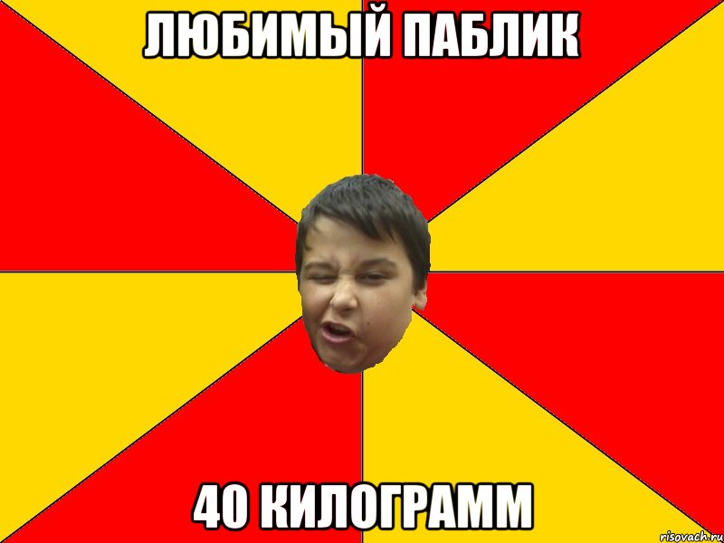 ЛЮБИМЫЙ ПАБЛИК 40 КИЛОГРАММ