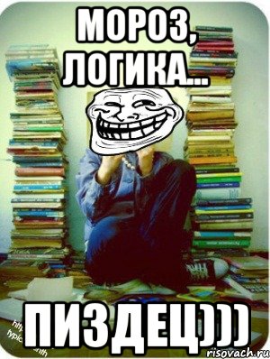 мороз, логика... пиздец)))