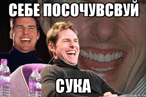 СЕБЕ ПОСОЧУВСВУЙ СУКА, Мем том круз