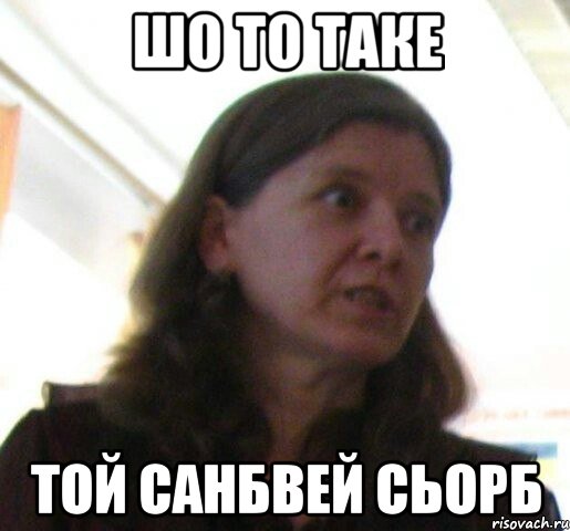 ШО ТО ТАКЕ ТОЙ САНБВЕЙ СЬОРБ, Мем ТП