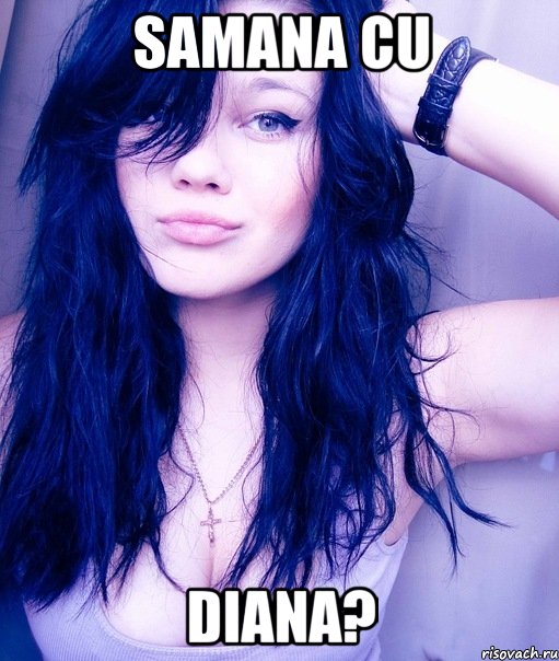 SAMANA CU DIANA?, Мем тупая пизда