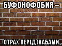 буфонофобия – страх перед жабами, Мем ук