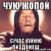 чую жопой січас хуйню пиздонеш, Мем Ванга (цвет)