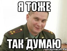 я тоже так думаю, Мем Военком (полковник)