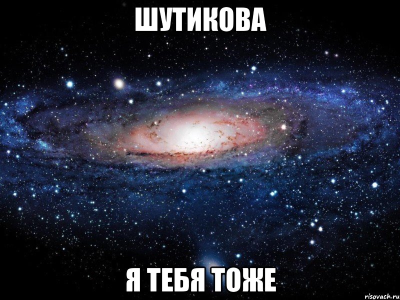 шутикова я тебя тоже, Мем Вселенная