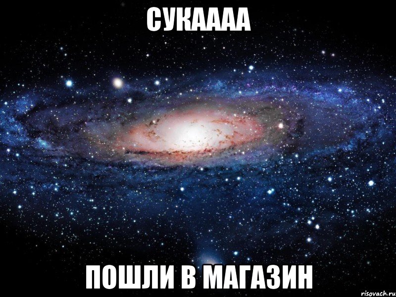 сукаааа пошли в магазин, Мем Вселенная