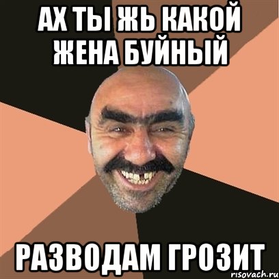 ах ты жь какой жена буйный разводам грозит, Мем Я твой дом труба шатал