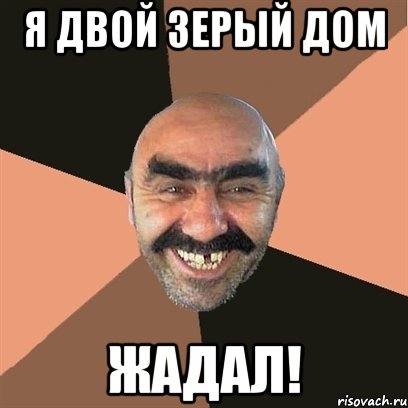 я двой зерый дом жадал!, Мем Я твой дом труба шатал