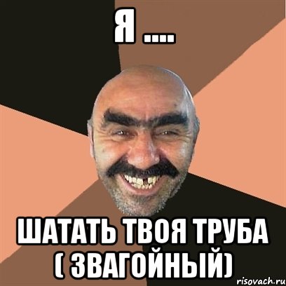 Я .... Шатать твоя труба ( звагойный), Мем Я твой дом труба шатал