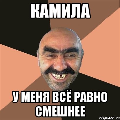 КАМИЛА У меня всё равно смешнее, Мем Я твой дом труба шатал