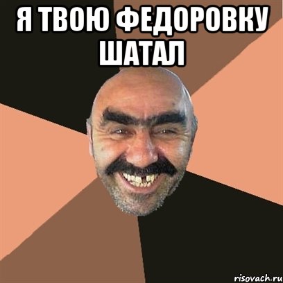 я твою федоровку шатал , Мем Я твой дом труба шатал