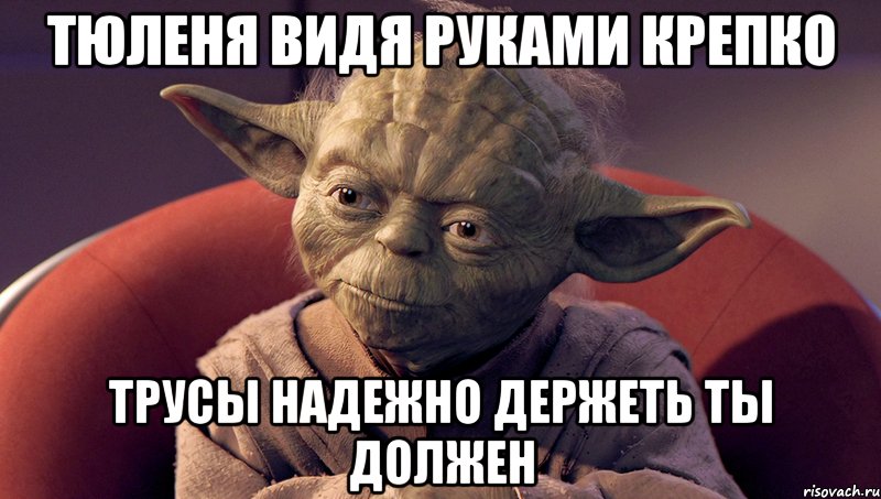 тюленя видя руками крепко трусы надежно держеть ты должен