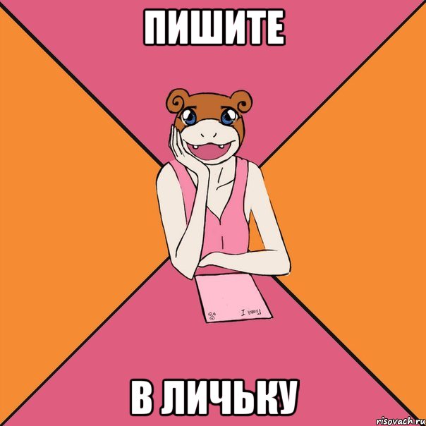 пишите в личьку, Мем Йуный Аффтор