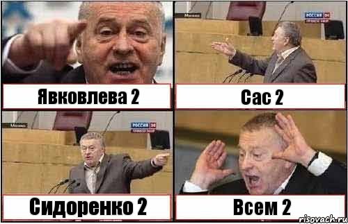 Явковлева 2 Сас 2 Сидоренко 2 Всем 2, Комикс жиреновский