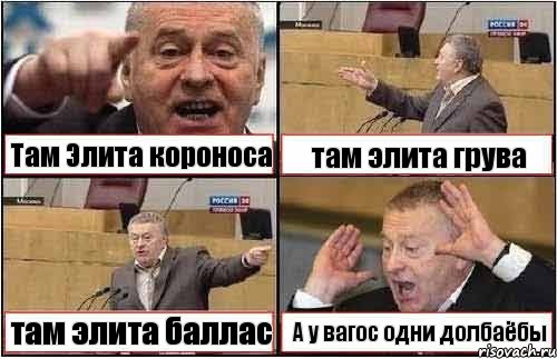 Там Элита короноса там элита грува там элита баллас А у вагос одни долбаёбы, Комикс жиреновский