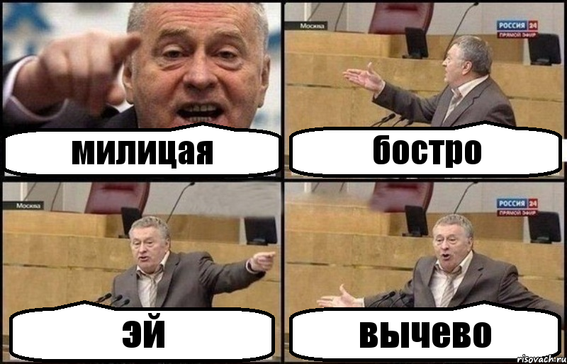 милицая бостро эй вычево, Комикс Жириновский