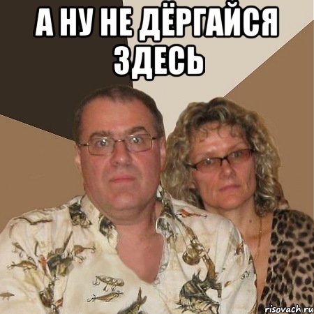 а ну не дёргайся здесь , Мем  Злые родители