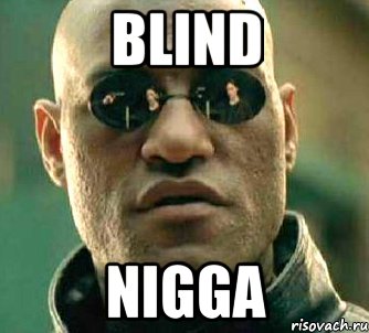 blind nigga, Мем  а что если я скажу тебе