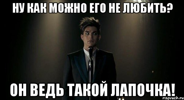 Ну как можно его не любить? Он ведь такой лапочка!
