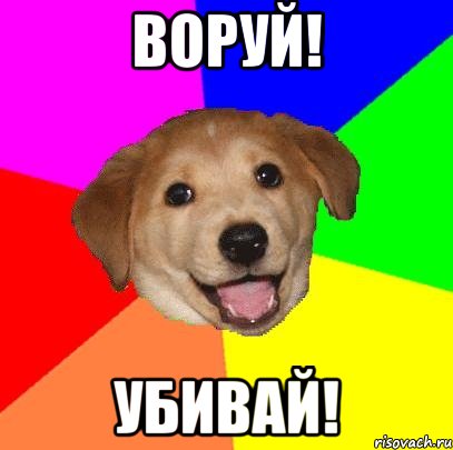 ВОРУЙ! УБИВАЙ!, Мем Advice Dog