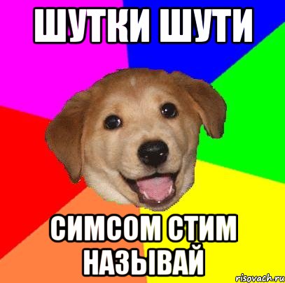 шутки шути симсом стим называй, Мем Advice Dog