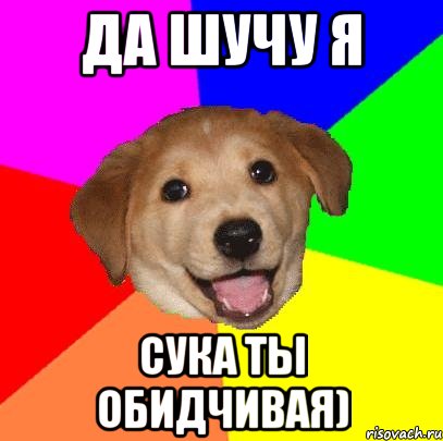 Да шучу я Сука ты обидчивая), Мем Advice Dog