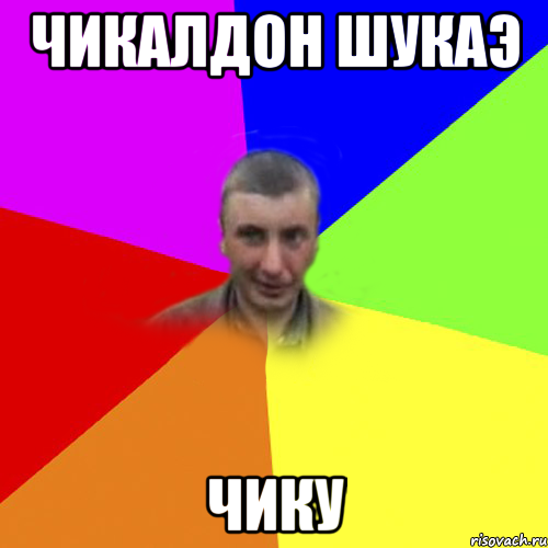 чикалдон шукаэ ЧИКУ