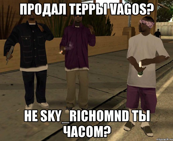 Продал терры Vagos? Не Sky_Richomnd ты часом?