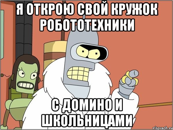 Я открою свой кружок робототехники с домино и школьницами