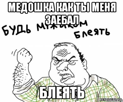 Медошка как ты меня заебал Блеять, Мем блять