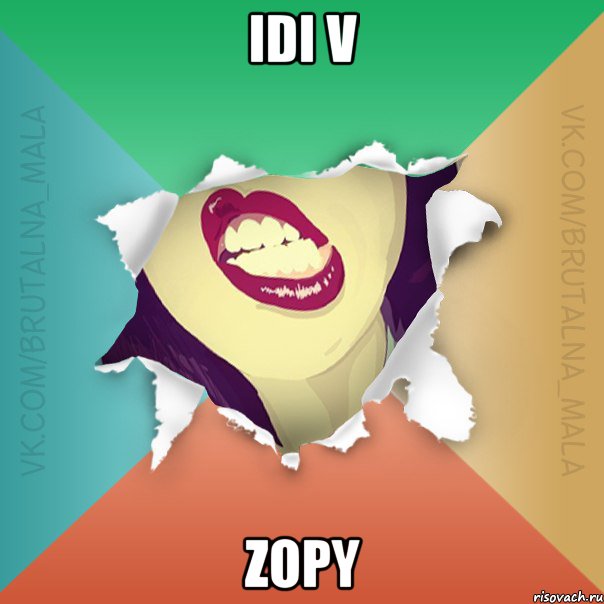 idi v zopy