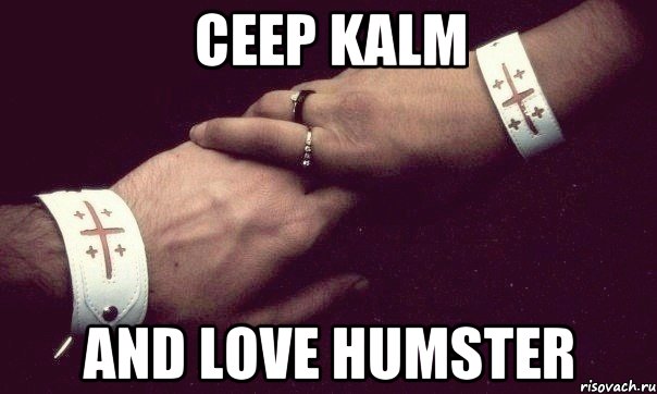 ceep kalm and love humster
