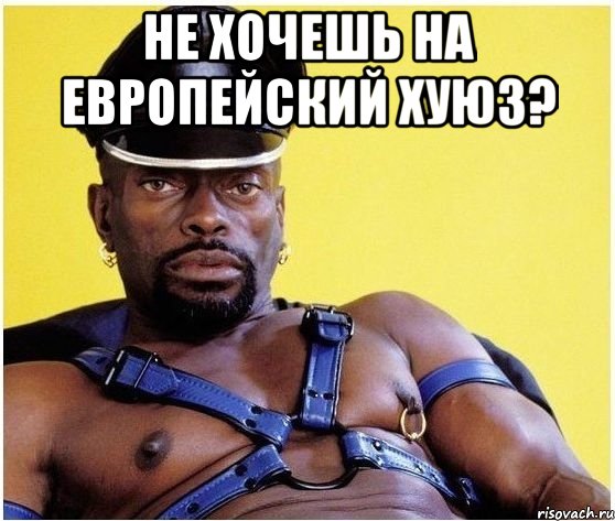 НЕ ХОЧЕШЬ НА ЕВРОПЕЙСКИЙ ХУЮЗ? , Мем Черный властелин