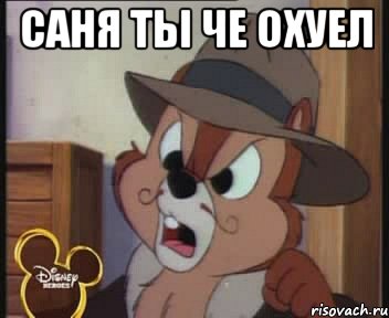 Саня ты че охуел 