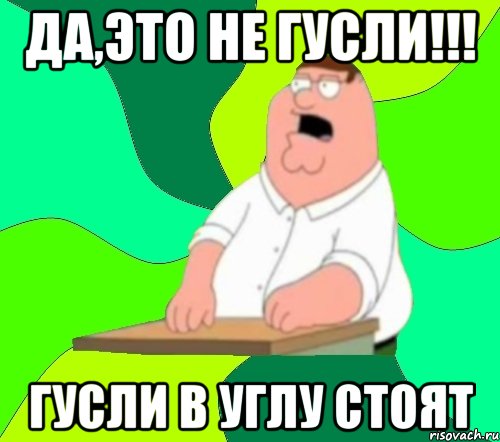 Да,это не гусли!!! гусли в углу стоят