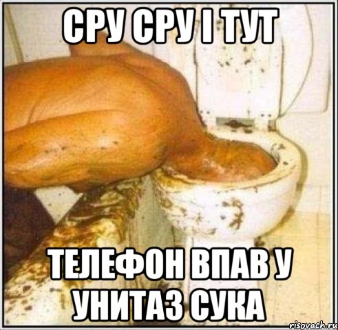 сру сру і тут телефон впав у унитаз сука, Мем Дайвер